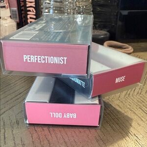 HUDA BEAUTY Lipstick Set - Perfectionist, Muse, Baby Doll